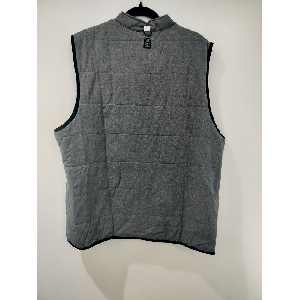 Wrangler Men’s All Terrain Reversible Vest Size XLT Hand Warmer Pockets - Picture 3 of 12